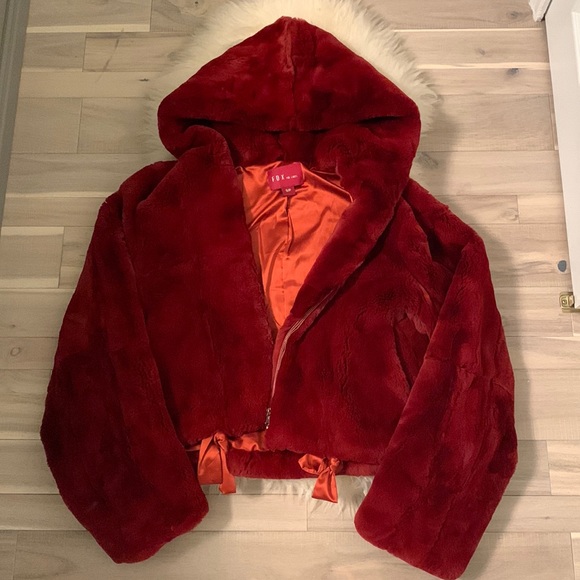 Fox The Label Jackets & Blazers - Fox: This is a heavy, well made fur coat. Genuine rabbit fur,simply GORGEOUS!